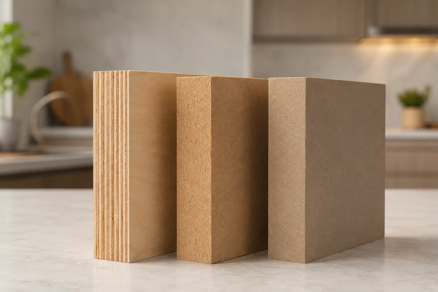 Plywood vs MDF vs HDHMR boards for kitchen cabinets
